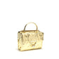 Gold Calf Leather Bos Taurus Handbag