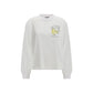 White Cotton Long Sleeve T-Shirt