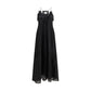 Black Cotton Casual Dress
