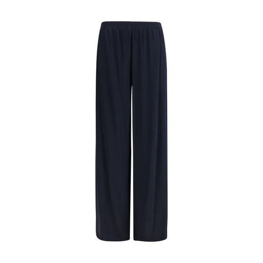 Blue Viscose Pants