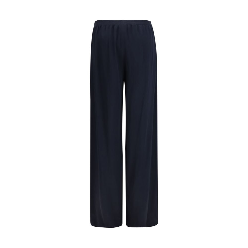 Blue Viscose Pants