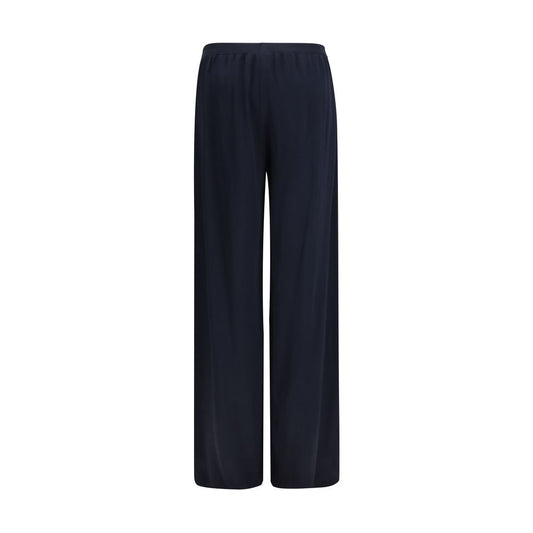 Blue Viscose Pants