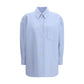 Light Blue Fleece Wool Shirt