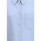 Light Blue Fleece Wool Shirt