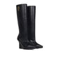 Black Calfskin Boots