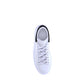 White Calf Leather Bos Taurus Platform Sneakers