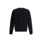 Black Cotton Sweatshirt