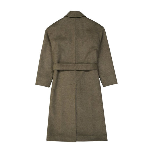 Bicolor Wool Coat