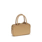 Beige Calf Leather Bos Taurus Handbag