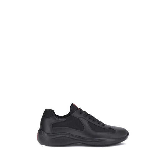 Black Calf Leather Bos Taurus Athletic Sneakers