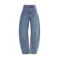 Blue Cotton Relaxed Fit Jeans