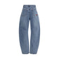 Blue Cotton Relaxed Fit Jeans