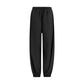 Black Polyester Joggers (Workout Pants)