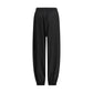 Black Polyester Joggers (Workout Pants)