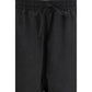 Black Polyester Joggers (Workout Pants)