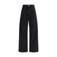 Black Cotton Relaxed Fit Jeans