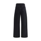 Black Cotton Relaxed Fit Jeans