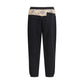 Black Cotton Joggers (Workout Pants)