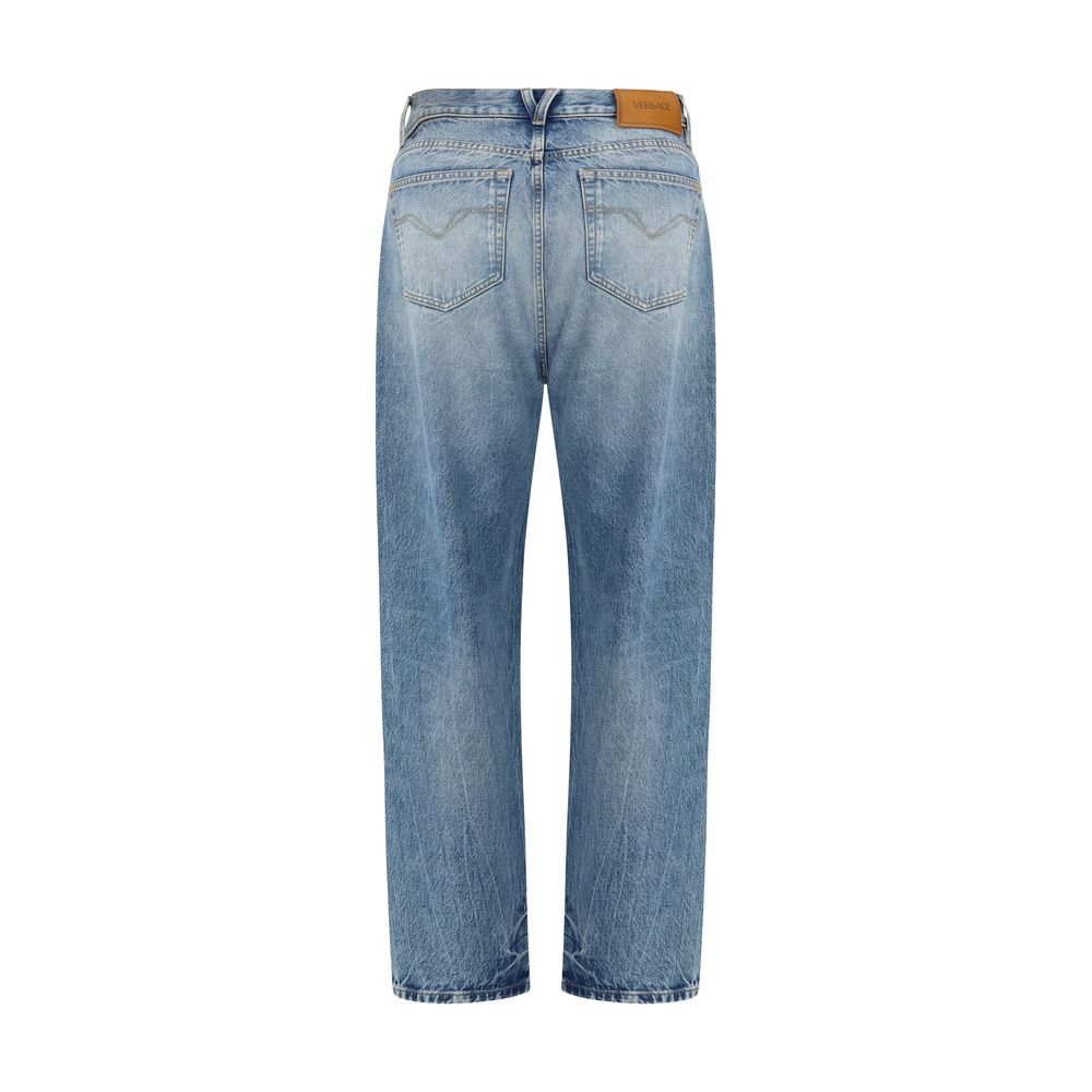 Light Blue Cotton Jeans Denim