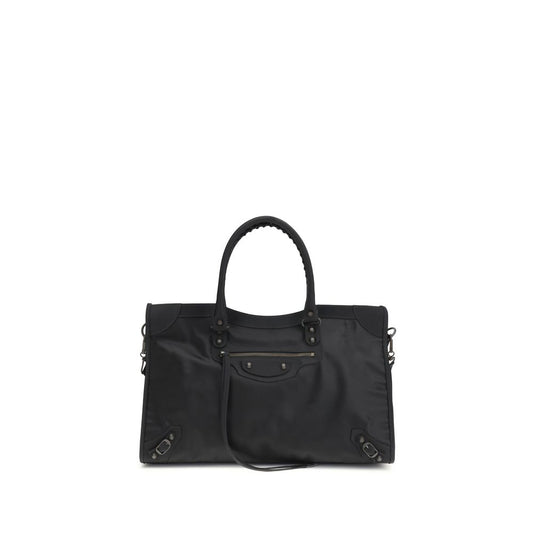Black Polyamide Shoulder Bag