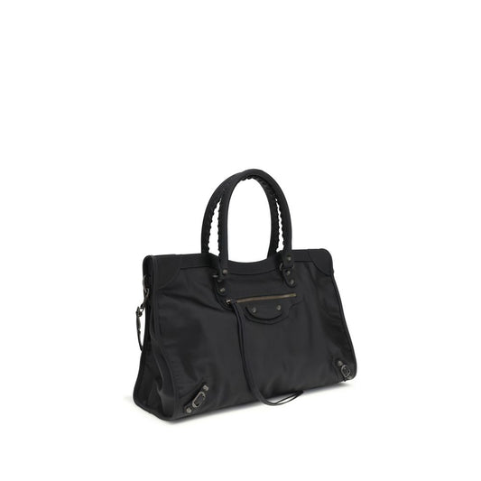 Black Polyamide Shoulder Bag