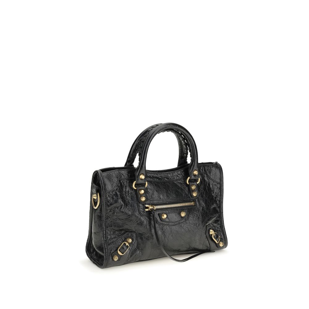 Black Lamb Leather Shoulder Bag