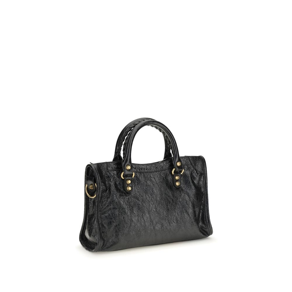 Black Lamb Leather Shoulder Bag