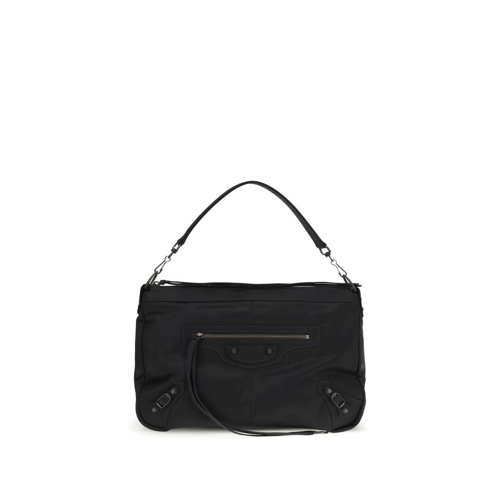 Black Polyamide Shoulder Bag