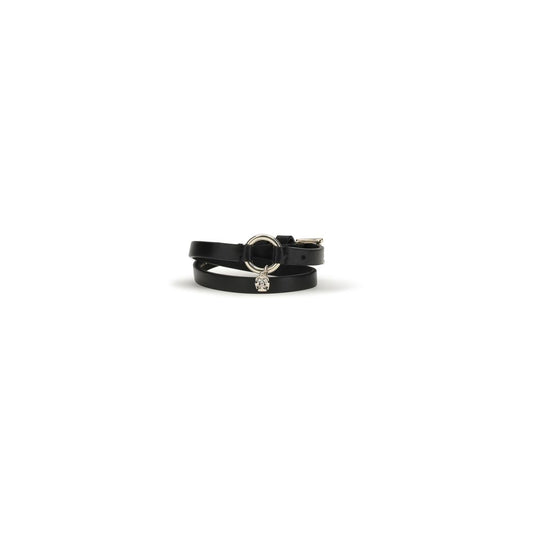 Black Calf Leather Bos Taurus Bracelet