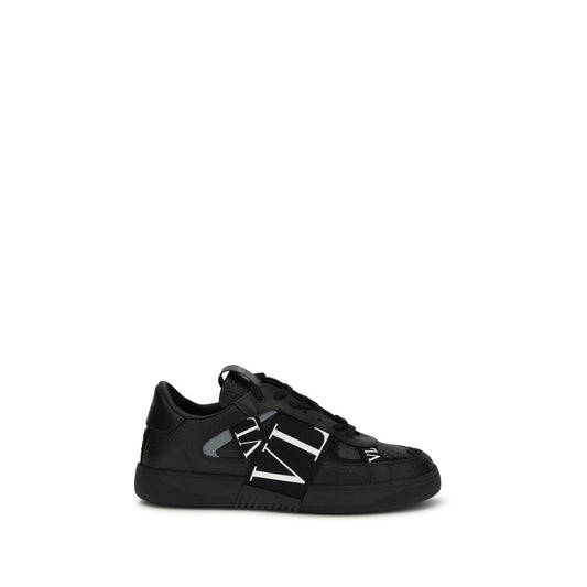 Black Calf Leather Bos Taurus Low Top Sneakers