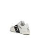 White Calf Leather Bos Taurus Low Top Sneakers