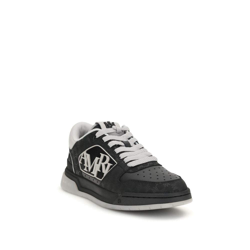 Black Calf Leather Bos Taurus Low Top Sneakers