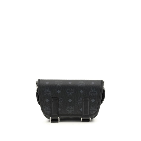 Black Fabric Shoulder Bag