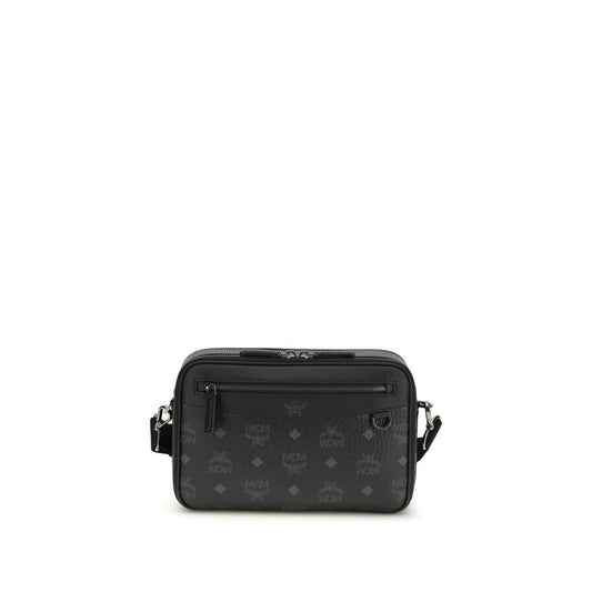 Black Fabric Shoulder Bag