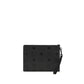 Black Calf Leather Bos Taurus Clutch Bag