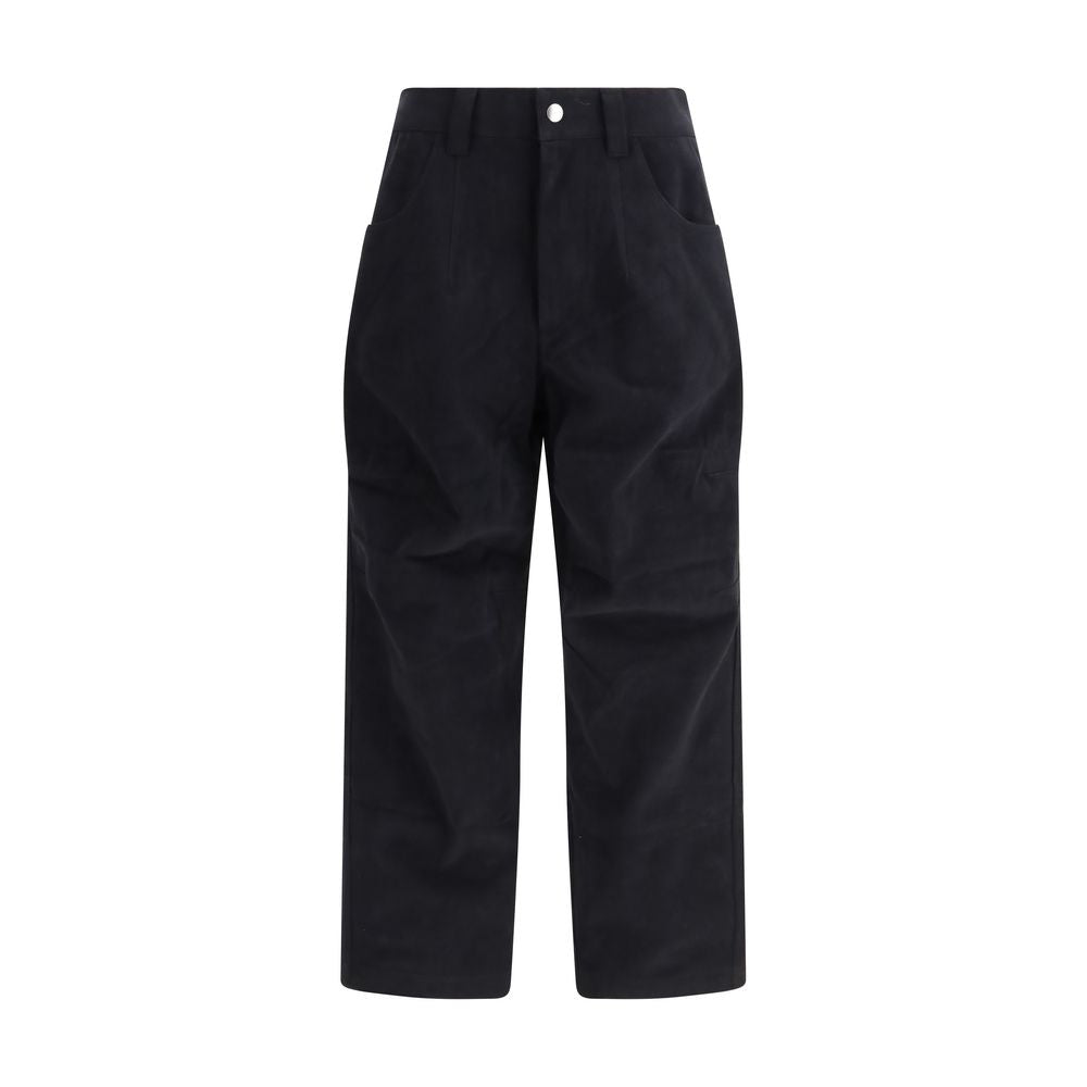 Black Cotton Pants