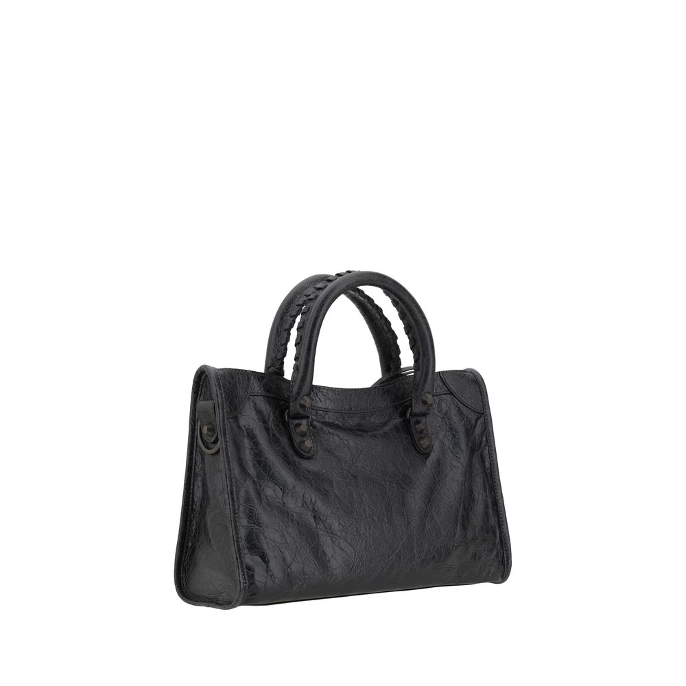 Black Calf Leather Bos Taurus Shoulder Bag
