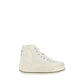 Beige Polyethylene High Top Sneakers
