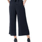 Black Viscose Casual Pants