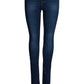 Blue Cotton Skinny Jeans