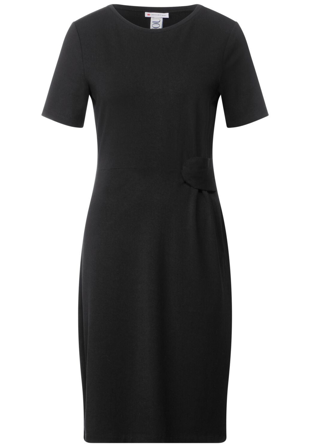 Black Viscose Casual Dress