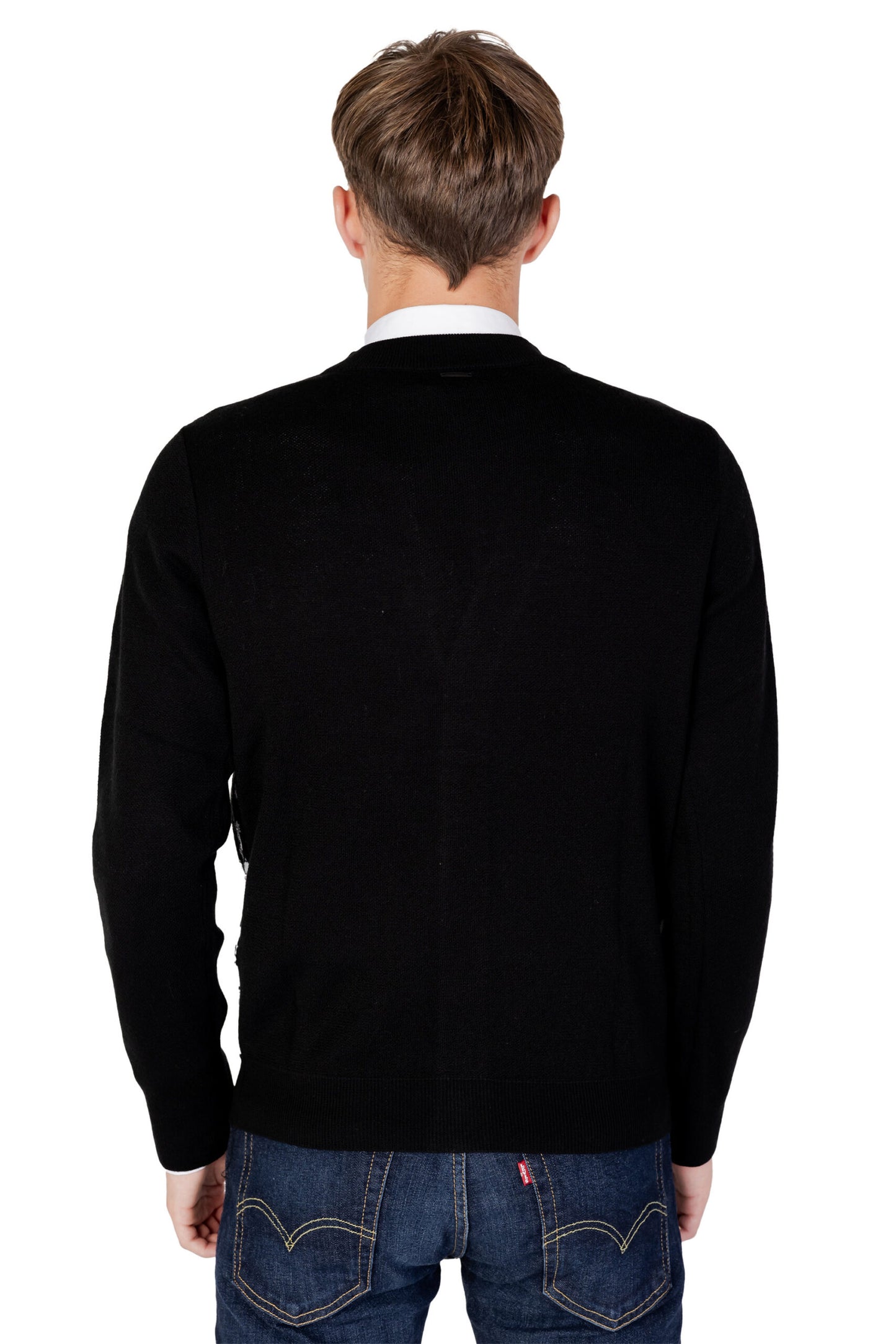 Black Wool Cardigan