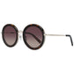 Brown Metal Sunglasses