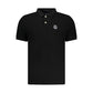 Black Cotton Mens Polo Shirt