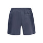 Blu Polyester Men Swim Boxer