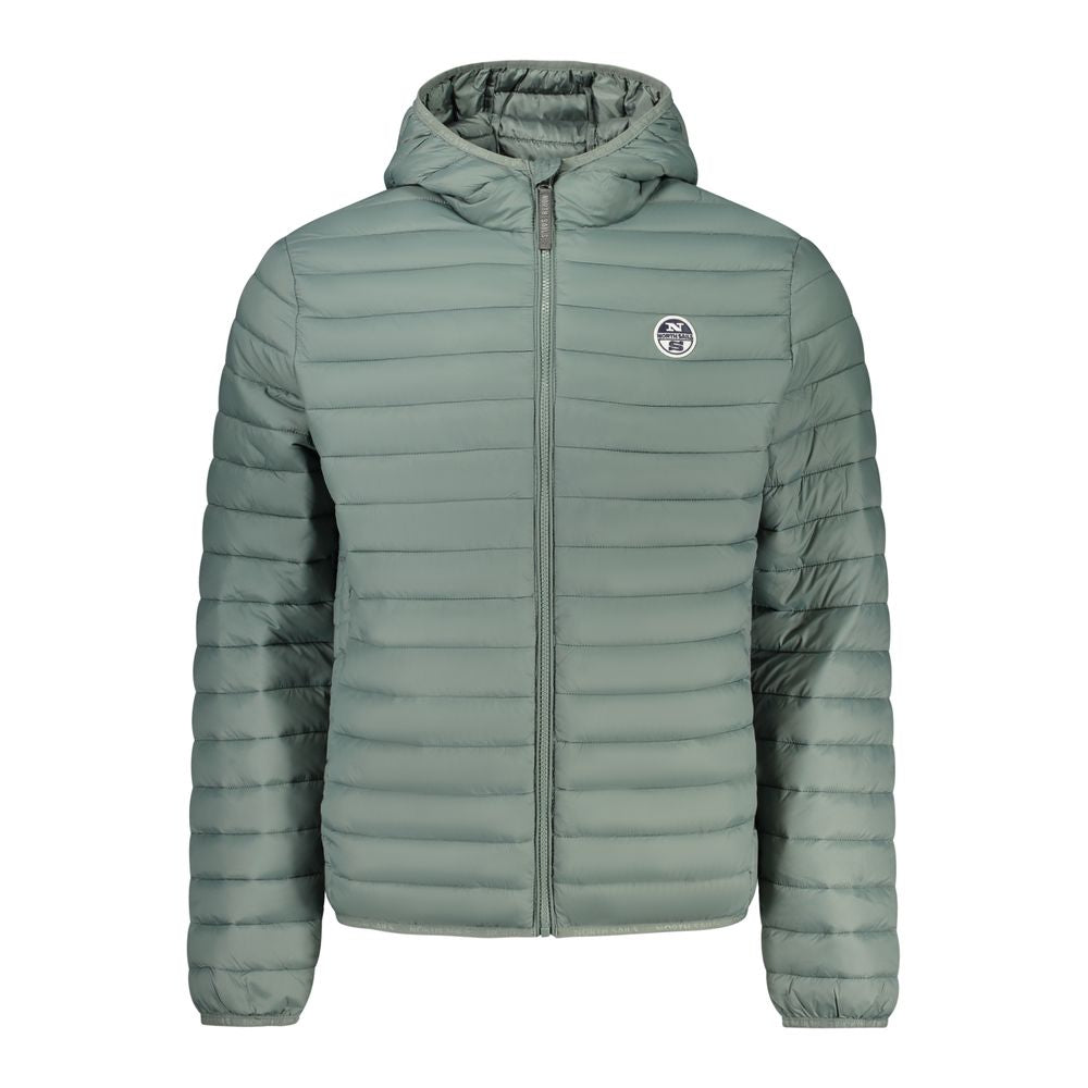 Verde Poliestere Men Jacket