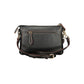 Black Polyurethane Women's Crossbody Bag