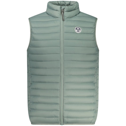 Verde Poliestere Uomo Giubbotto