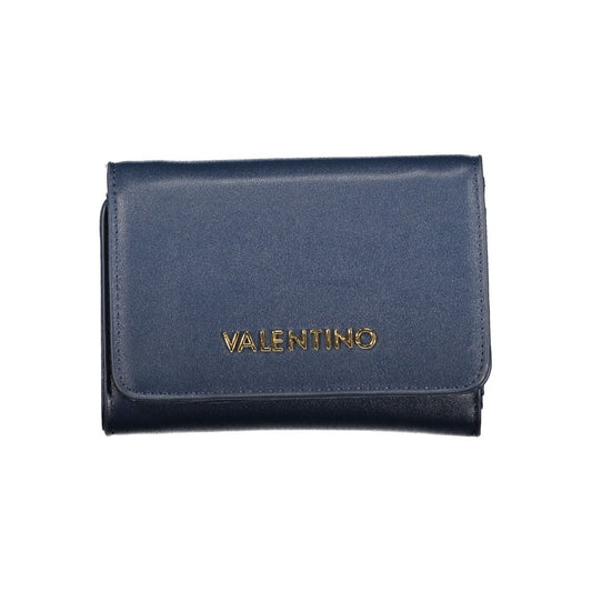 Blu Poliuretano Women Wallet