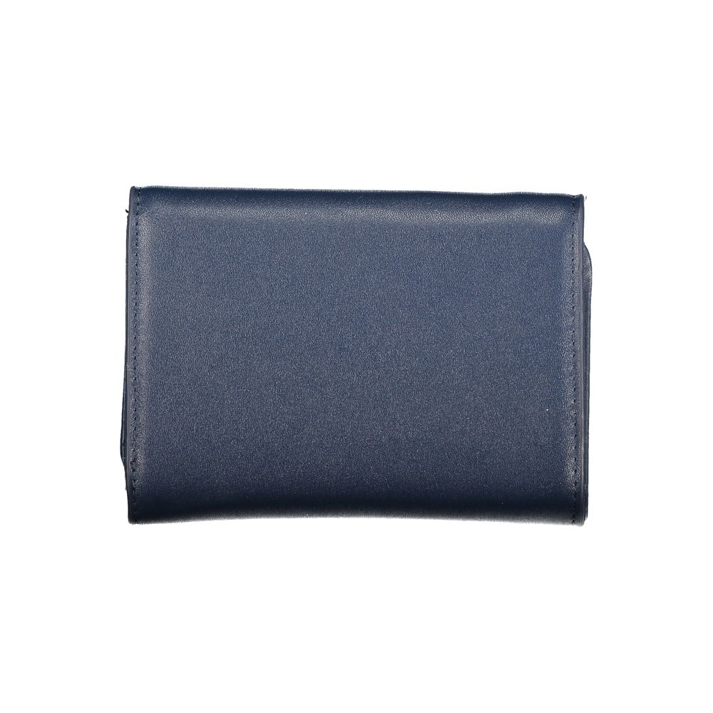 Blu Poliuretano Women Wallet